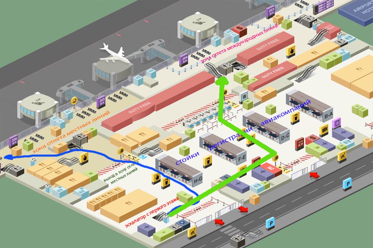 План аэропорта в стамбуле на русском языке